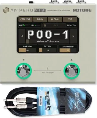 Imagen del producto de Dispositivo de efectos Hotone Ampero Mini, modelador de amplificadores con cable