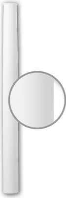 Produktbild von PROFHOME 116060 Halbsäulen Schaft Säule Zierelement Stuckdekor