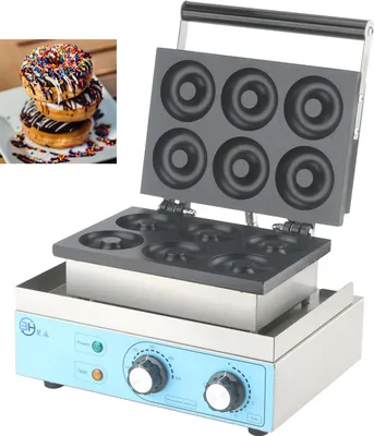 Obrázek produktu pro BH-1016 Mini stroj na koblihy/vafle pro profesionální catering 1550 W