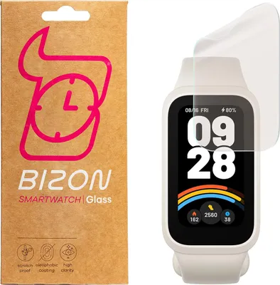 Produktbild von Folia matowa Bizon Glass Watch Film Sun do Xiaomi Smart Band 9 Active, 2 sztuki
