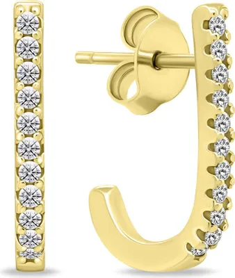 Immagine prodotto di Orecchini originali placcati oro con zirconi EA618Y