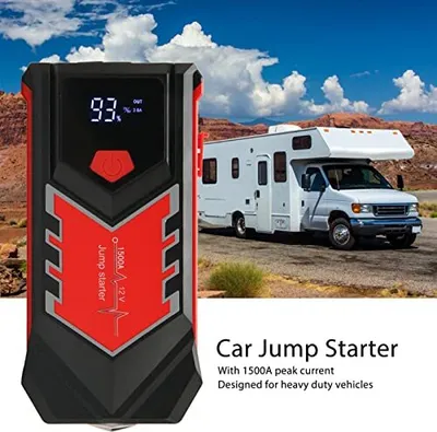 Produktbild von 3000A -Autosprungstarter 59800mAh Fast Lad LCD -Display Kompass LED -Licht Typ C Port tragbarer wasserdicht