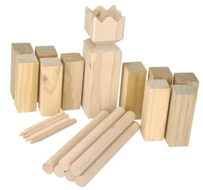 Produktbild von Outdoor active Kubb 21 teilig Schwedenschach Spiel