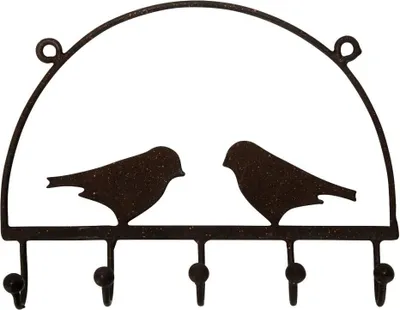 Produktbild von Entzückender Haken "Vögel" mit fünf Haken aus Metall