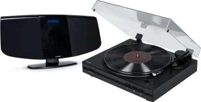 Produktbild von Stereoanlage / Digitale Minianlage mit Plattenspieler THOMSON TT350 & MIC400