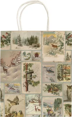 Obrázok produktu pre Dárková papírová taška Christmas Forest