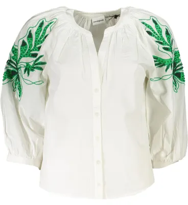 Image de Desigual Chemise À Manches Longues Femme Blanc