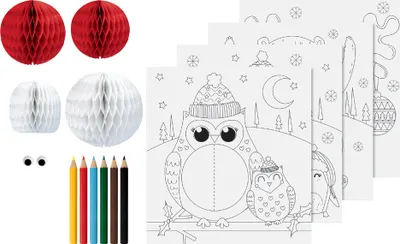 Produktbild von HEYDA 3D Mal-Set "Winter" 15-teilig