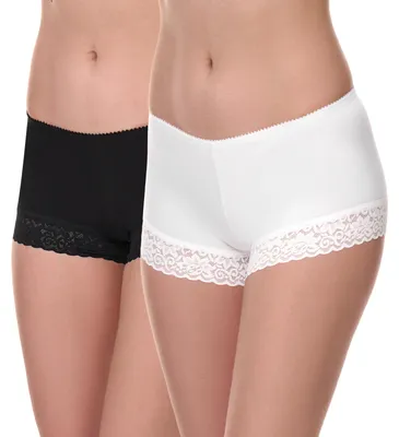 Image de Boxers pour femmes Merry Style MSGAB55 (lot de 2) Noir/Blanc-1, 38 (taille du fabricant : M)