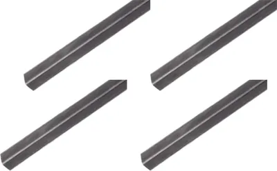 Produktbild von Alberts 4 x Winkelprofil, Stahl roh, 20 x 20 x 1,2 mm, Länge 2 m