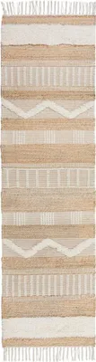 Obrázok produktu pre 60x230 cm Behúň Jubilant Medina Jute Natural/Ivory
