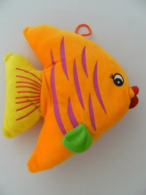 Produktbild von Stofftier Fisch 24 cm, orange, Kuscheltier Plüschtier, Fische Zierfische
