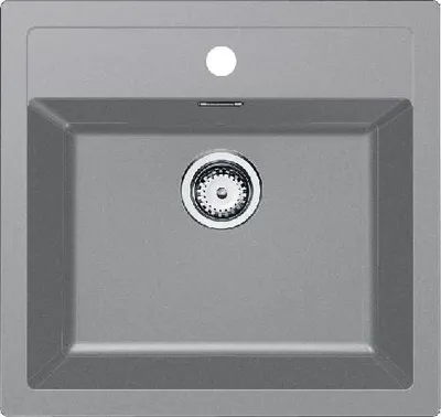 Produktbild von Franke Sirius - Tectonite-Spüle SID 610, 560x530 mm, grau 143.0650.860