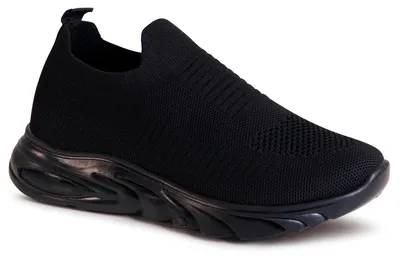 Produktbild von topschuhe24 2366 Damen Plateau Sneaker Light Slipper, Farbe:Schwarz, Größe:38 EU