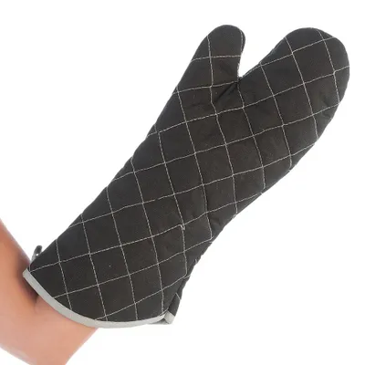 Immagine prodotto di 6x Hygostar 330106 Hitzeschutzhandschuhe Flamestar schwarz 44 cm Canvas bis 250°C