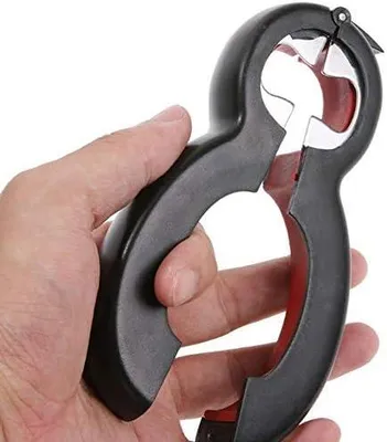 Produktbild von 6-in-1 Dosenöffner Mit Gummigriff, Für Gläser Und Flaschen, Für Senioren Und Arthrosebetroffene