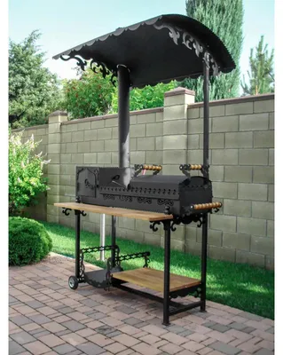 Produktbild von Grill Mangal Taj Mahal auf Rädern in Schwarz