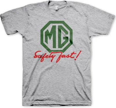 Produktbild von M.G. Safely Fast T-Shirt - XX-Large - Heather-Grey