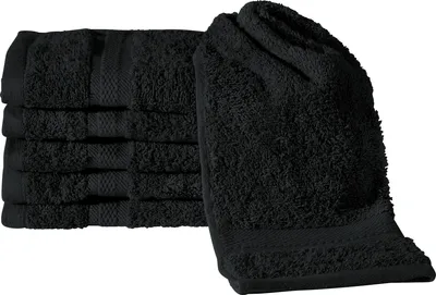 Produktbild von REDBEST Gästetuch Chicago" 6er-Pack schwarz 30x50 cm"