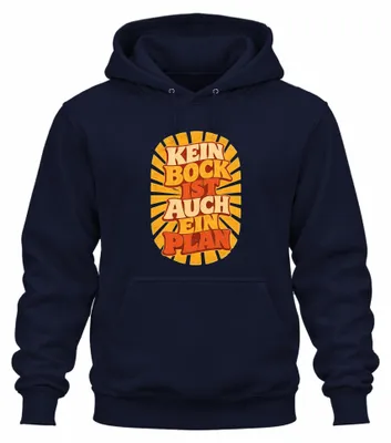 Zdjęcie produktu dla Bluza z kapturem "Żadnej ochoty", zabawny napis, sarkazm, kolor granatowy, rozmiar XL
