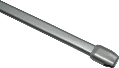 Produktbild von Gardinia Vitragestange flach, Ø 11 mm, ausziehbar 40 - 65 cm, silber-matt