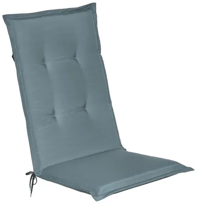 Produktbild von Beautissu Gartenstuhlauflage Loft HL Taubenblau, 120x50x6cm