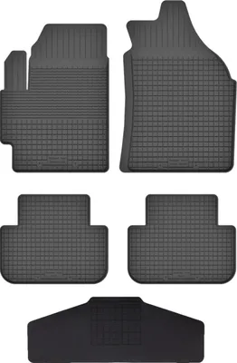 Produktbild von Gummi Fußmatten Set Für: Mazda 5 Ii (2010-) Gummimatten Schwarz