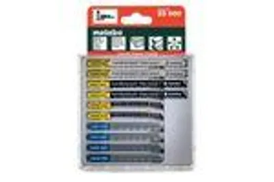 Obrázek produktu pro Metabo Stichsägeblattsortiment 10-tlg, für Holz / Kunststoff / Metall, HCS-HSS