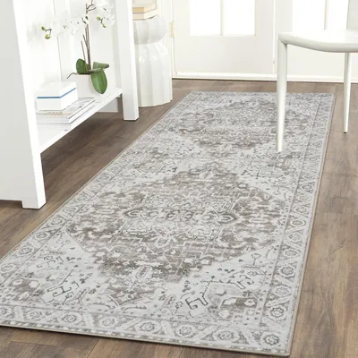 Image de Tapis, lavable, 60 x 120 cm, beige, antidérapant, pour cuisine