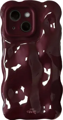 Produktbild von Bubbly Hülle Burgundy  - Kompatibel mit iPhone 14