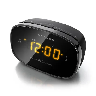 Image de Muse | M-150CR | Fonction alarme | Noir | Horloge radio PLL