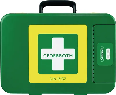 Zdjęcie produktu dla Apteczka pierwszej pomocy First-Aid-Kits W300xH420xD118ca.mm zielona