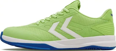 Produktbild von Hummel Dagaz V Indoor Hallenschuhe Handballschuhe Sportschuhe grün/blau/weiß 226292-6205, Schuhgröße:45.5 EU