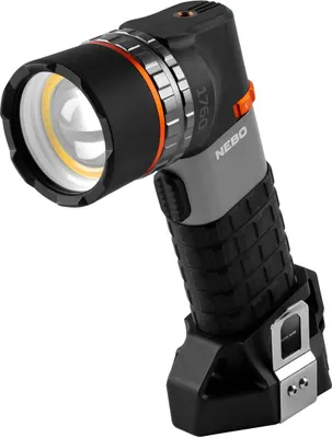 Immagine prodotto di Nebo LUXTREME SL100, faretto, portata 1.600 metri, batteria agli ioni di litio, 9000 mAh, 3,7V, cavo di ricarica USB