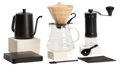 Obrázok produktu pre Sada príslušenstva Homla KAVERA na prípravu kávy metódou "pour-over", 9 kusov.
