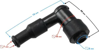 Produktbild von Zündspulenkappe für 2-Takt-Roller, Moped