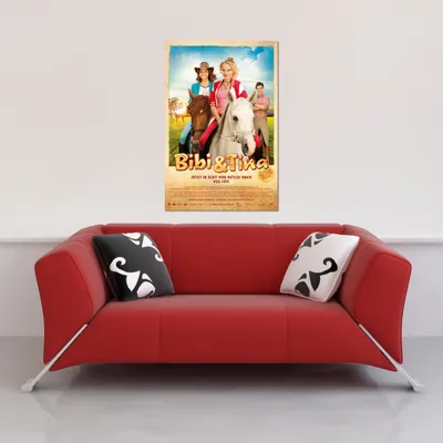 Image de Bibi & Tina - Poster - Le film + 1 paquet de tesa Powerstrips® - contenu 20 pièces