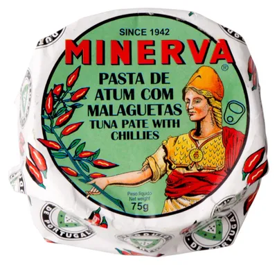 Produktbild von Minerva Pikante Thunfisch Paté 75g – Würzige, cremige Thunfischpaste ideal als Brotaufstrich