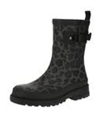 Produktbild von Verbenas 9302190945 Lina Mate Combi Animal - Damen Boots - Black-Leo-Black