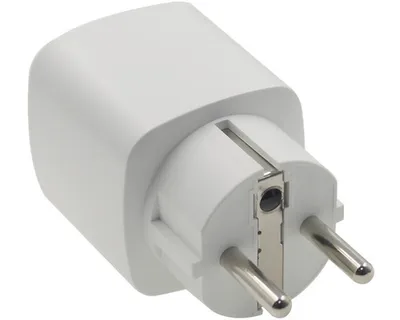 Productafbeelding van Wi-Fi stekkeradapter iQtech SmartLife WS024 IQ00254, 16A, met veiligheidspen, inclusief energieverbruiksmeter