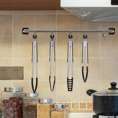 Immagine prodotto di Set di 4 pinze da cucina in acciaio inossidabile e silicone alimentare, resistenti al calore fino a 230 °C, senza BPA – pinze per cucinare, carne, spaghetti e per servire, lavabili in lavastoviglie
