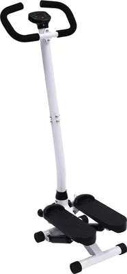 Image de Fitness stepper, Capacité de poids maximale 150 kg, Bandes de résistance incluses, Design ergonomique, Système d'entraînement hydraulique, Idéal pour l'intérieur