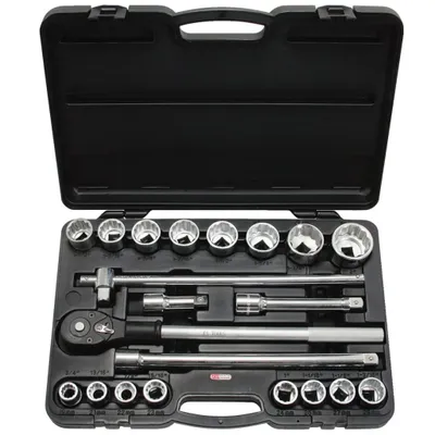 Produktbild von KS Tools 21-tlg. Steckschlüsselsatz mit Umschaltknarre 3/4" 911.0722