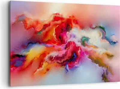 Produktbild von Bild auf Leinwand - Leinwandbild - Abstraktion modern - 120x80cm - Wand Bild - Wanddeko - Leinwanddruck - Bilder - Kunstdruck - Wanddekoration - Leinwand bilder - Wandkunst - AA120x80-4035