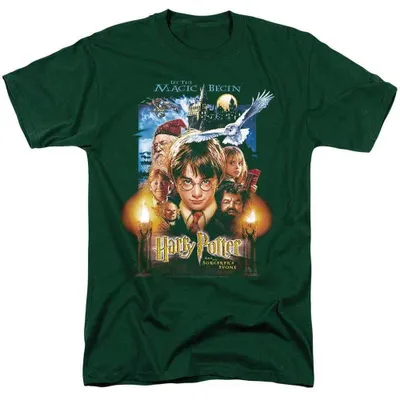 Immagine prodotto di Harry Potter - T-shirt unisex per uomo/donna, modello TV38899 (taglia M), colore verde scuro