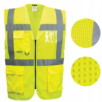 Productafbeelding van Werkkleding PORTWEST C496, gele veiligheidsvest, maat L