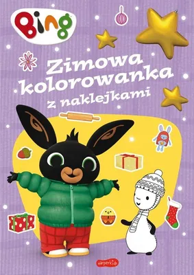 Zdjęcie produktu dla Bing Zimowa kolorowanka z naklejkami