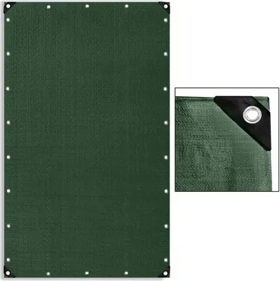 Produktbild von Abdeckplane Industrieplane Holzplane 260 g/m² Grün 4x6 m Bootsplane Gartenplane