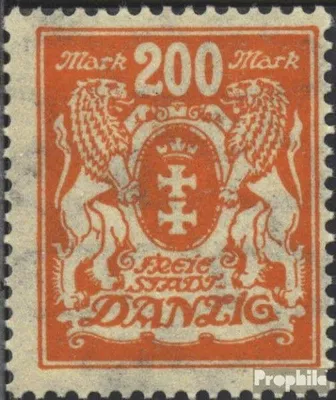 Produktbild von Briefmarken Danzig 1923 Mi 142 postfrisch Wappen