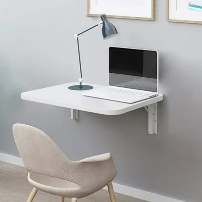 Immagine prodotto di Tavolo Pieghevole a Muro Salvaspazio 80x40  cm in MDF Bianco